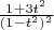 $\frac{1+3t^2}{(1-t^2)^2}$