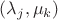 $(\lambda_j,\mu_k)$