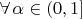 $\forall\,\alpha\in(0,1]$