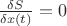 $\frac{\delta S}{\delta x(t)}=0$