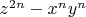 $z^{2 n}-x^n y^n$