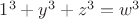 $1^3+y^3+z^3=w^3$
