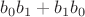 $b_0 b_1 + b_1 b_0$