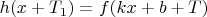 $h(x+T_1)=f(kx+b+T)$