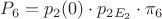 $P_6=p_2(0) \cdot p_{2E_2} \cdot \pi_6$