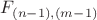 $ F_{(n-1),(m-1)} $