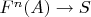 $F^n(A)\to S$