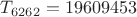 $ T_{6262} = 19609453 $