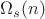 $\Omega_s(n)$