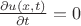 $\frac{\partial u(x,t)}{\partial t}=0$