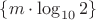 $\{m\cdot \log_{10}2\}$
