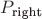 $P_{\text{right}}$