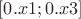 $[0.x1; 0.x3]$