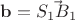 $\mathbf b=\vec{S_1B_1}$