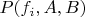 $P(f_i,A,B)$