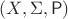 $(X,\Sigma,\Prob)$