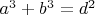 $a^3+b^3=d^2$