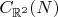 $C_{\mathbb{R}^2}(N)$
