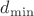 $d_{\min}$