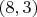 $(8,3)$