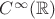 $C ^{\infty}(\mathbb R)$