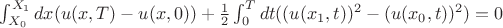 $\int_{X_0}^{X_1}dx(u(x, T)-u(x, 0)) + \frac12 \int_{0}^{T}dt((u(x_1, t))^2-(u(x_0, t))^2) = 0$