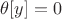 $\theta[y]=0}{$