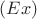 $(Ex)$