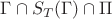 $\Gamma\cap S_T(\Gamma)\cap \Pi$