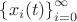 $\left\{ {x_i (t)} \right\}_{i = 0}^\infty  $