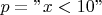 $p=