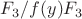 $F_3/f(y)F_3$