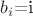 ${b_i}$=i