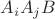 $A_iA_jB$