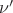 $\nu &rsquo;$