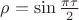 $\rho=\sin{\frac {\pi\tau} 2}$