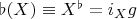 $\flat(X)\equiv X^\flat = i_X g$