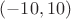 $(-10, 10)$