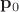 $\mathbf p_0$