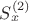 $S_{x}^{(2)}$