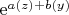 ${\rm e}^{a(z) + b(y)}$