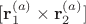 $[\mathbf{r}_1^{(a)} \times \mathbf{r}_2^{(a)} ]$