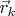 $\vec{r}_k$