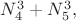 $N_4^3+N^3_5,$