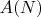 $A(N)$