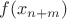 $f(x_{n+m})$