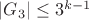 $|G_3|\le 3^{k-1}$