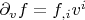 $\partial_vf=f_{,i}v^i$