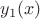 $y_1(x)}$