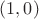 $(1, 0) $